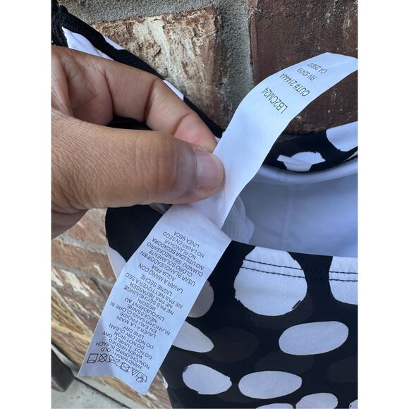 La Blanca one piece swimwear size 14 polka dots new without tag and in excellent - Picture 9 of 11